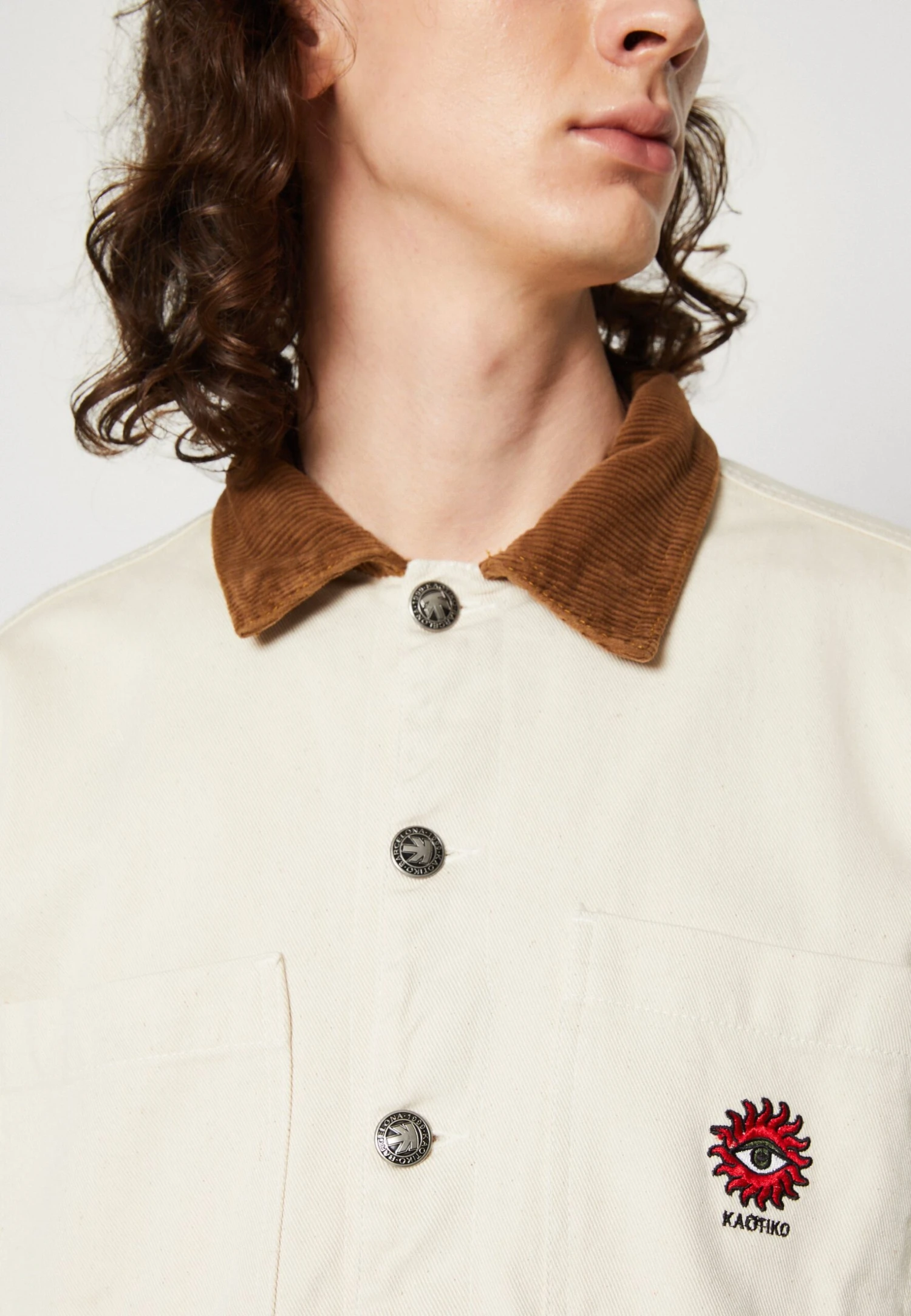 Kaotiko Eye Sun Jacket Unisex - Chaqueta Vaquera - Nature 8 Kaotiko Eye Sun Jacket Unisex - Chaqueta Vaquera - Nature - Image 6