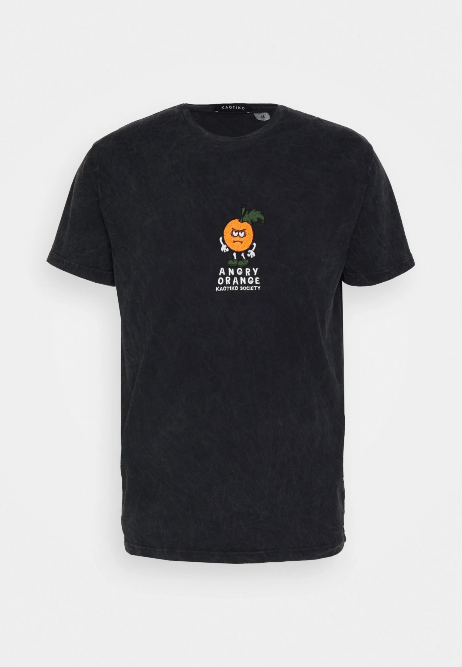 Kaotiko Washed Angry Unisex - Camiseta Estampada - Black 6 Kaotiko Washed Angry Unisex - Camiseta Estampada - Black - Image 4