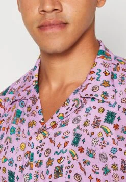 Kaotiko Shirt Smile Beach Unisex - Camisa - Violet -Kaotiko Tienda 0b35359604cd47c1ae3311822c99d3f5