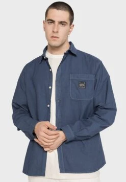 Kaotiko Unisex Roger - Camisa - Navy Blue