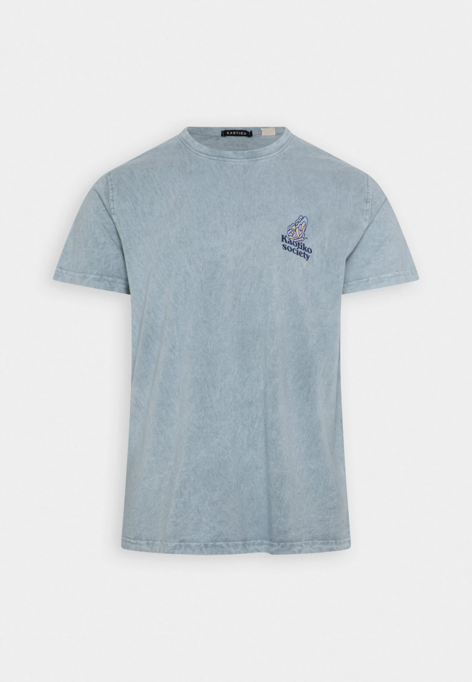 Kaotiko Washed Different Eyes Unisex - Camiseta Estampada - Steel 6 Kaotiko Washed Different Eyes Unisex - Camiseta Estampada - Steel - Image 4