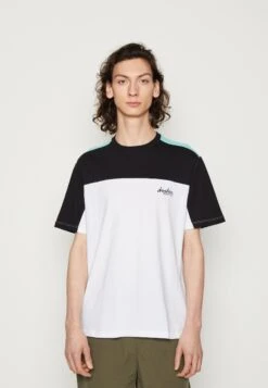 Kaotiko Elmo Unisex - Camiseta Estampada - White/Black/Green