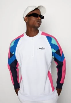 Kaotiko Crew Keoni Unisex - Sudadera - Ivory/Royal/Fuxia -Kaotiko Tienda 16a39e02aed54e2b85a2b6cd3ccaa0f4