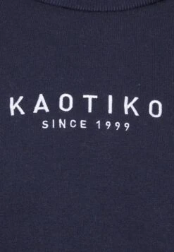 Kaotiko Crew Benton - Sudadera - Navy/Green/Grape -Kaotiko Tienda 1a548d0a4eac457c83c0010734b3bb9e