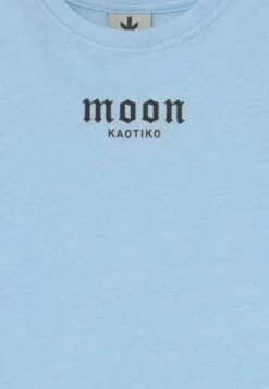 Kaotiko Moon Unisex - Camiseta Estampada - Celeste -Kaotiko Tienda 1e4295e78fbb4b55adc11e3e97cb4688