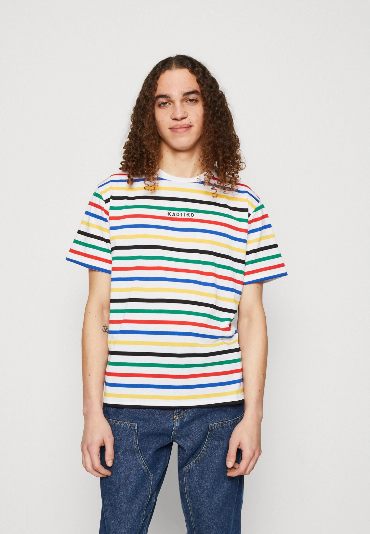 Kaotiko Niccolo Unisex - Camiseta Estampada - Red/Blue/Green 3 Kaotiko Niccolo Unisex - Camiseta Estampada - Red/Blue/Green