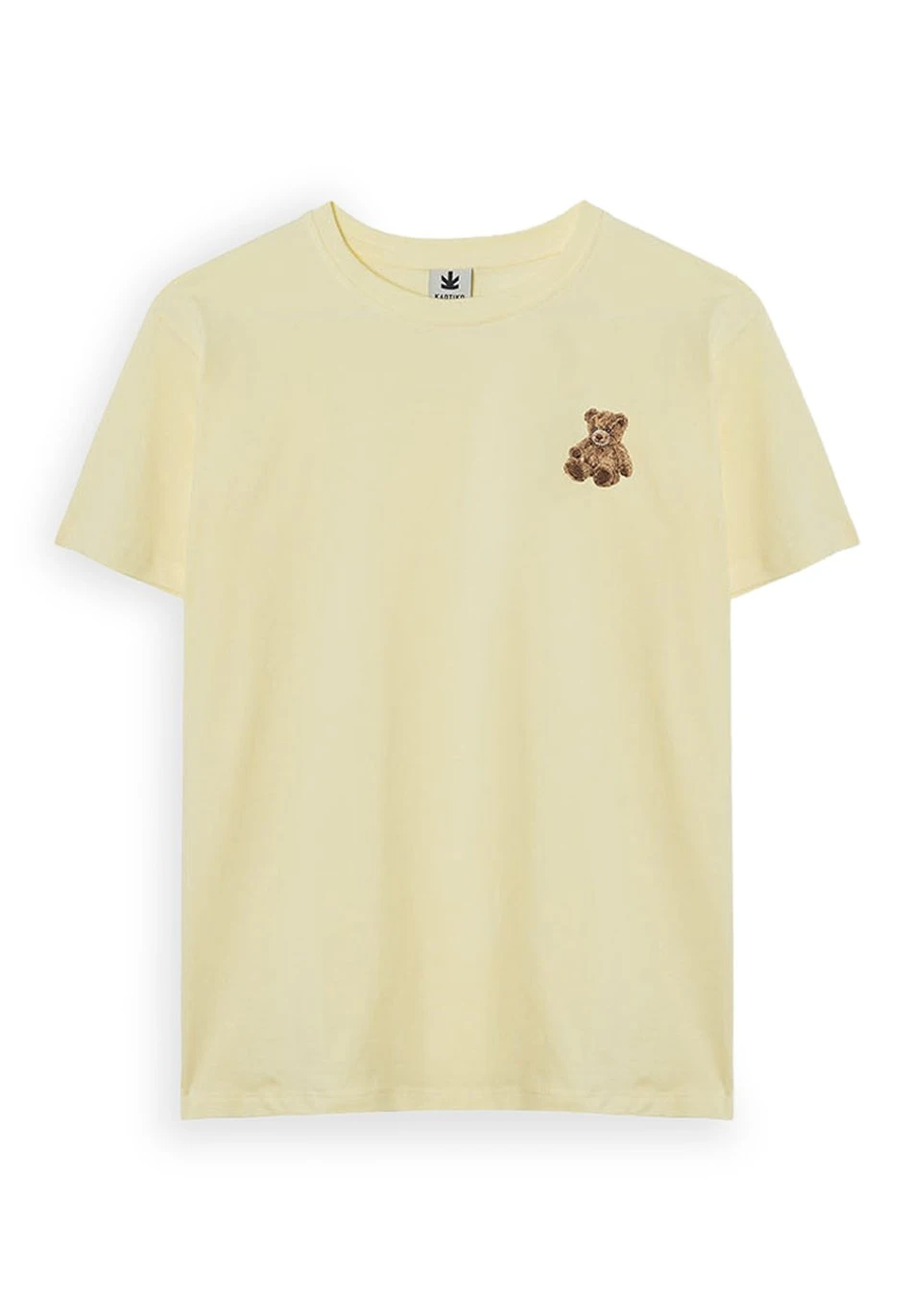 Kaotiko Unisex Bear - Camiseta Estampada - Pale Yellow 6 Kaotiko Unisex Bear - Camiseta Estampada - Pale Yellow - Image 4