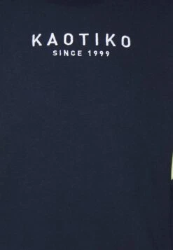 Kaotiko Sud Cap Ewan - Jersey Con Capucha - Navy/Green/Coral -Kaotiko Tienda 23b553e0d28c40fcb86836a12f532e8e