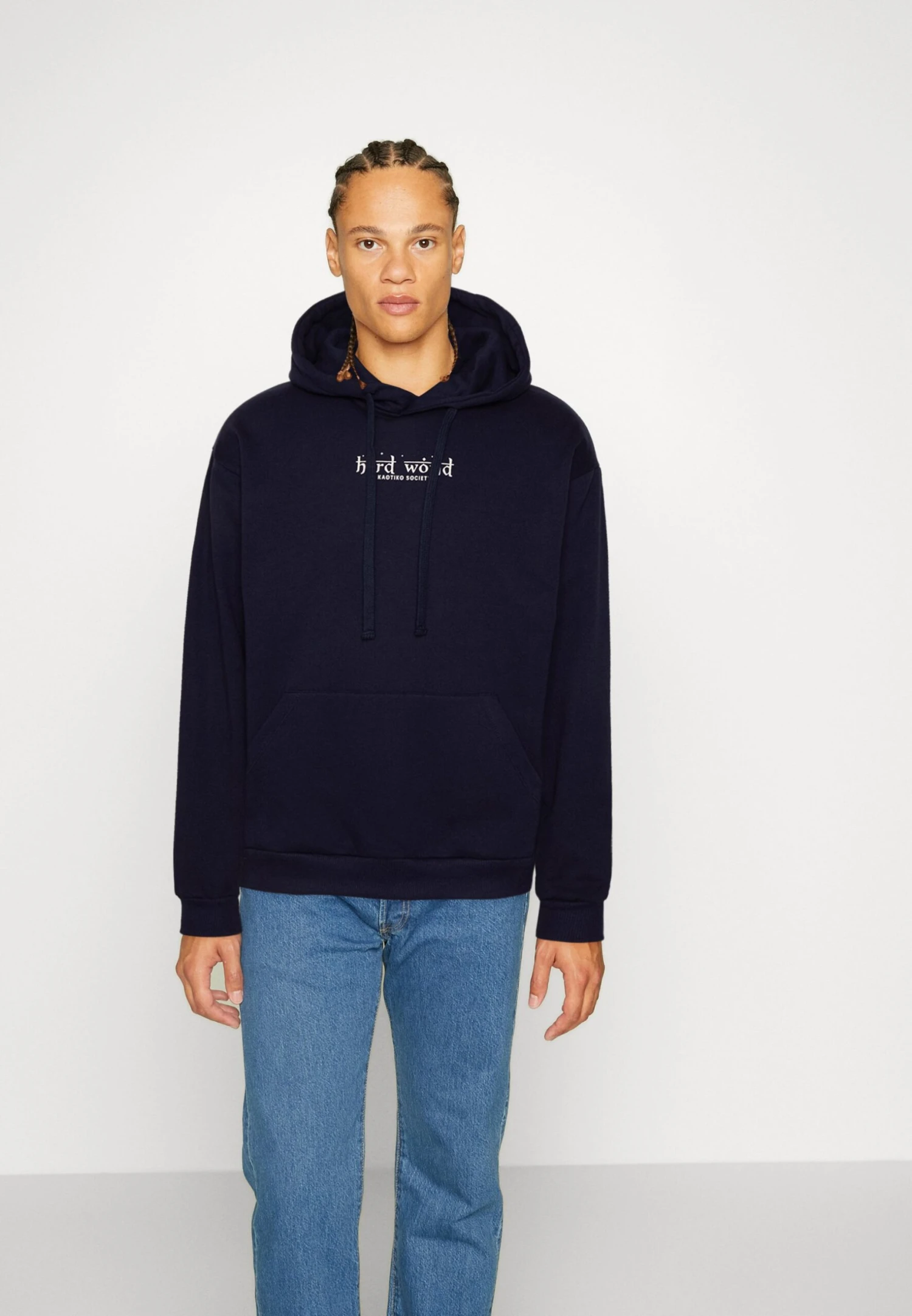 Kaotiko Sud Cap Hard World Unisex - Jersey Con Capucha - Navy 5 Kaotiko Sud Cap Hard World Unisex - Jersey Con Capucha - Navy - Image 3