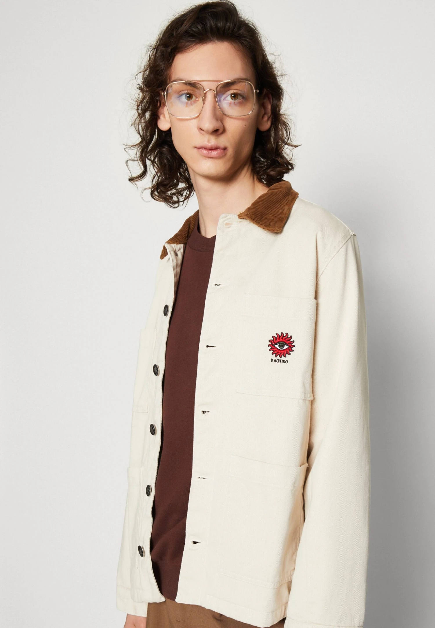 Kaotiko Eye Sun Jacket Unisex - Chaqueta Vaquera - Nature 6 Kaotiko Eye Sun Jacket Unisex - Chaqueta Vaquera - Nature - Image 4