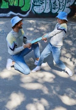 Kaotiko Crew Seattle Unisex - Sudadera - Gris/Amarillo/Verde