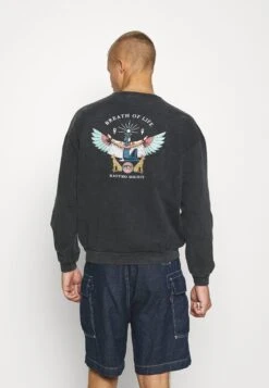 Kaotiko Crew Washed Isis Unisex - Sudadera - Black