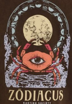 Kaotiko Washed Zodiacus Unisex - Camiseta Estampada - Brown -Kaotiko Tienda 2d9a42874fb84c43a9ad93533ce3158e