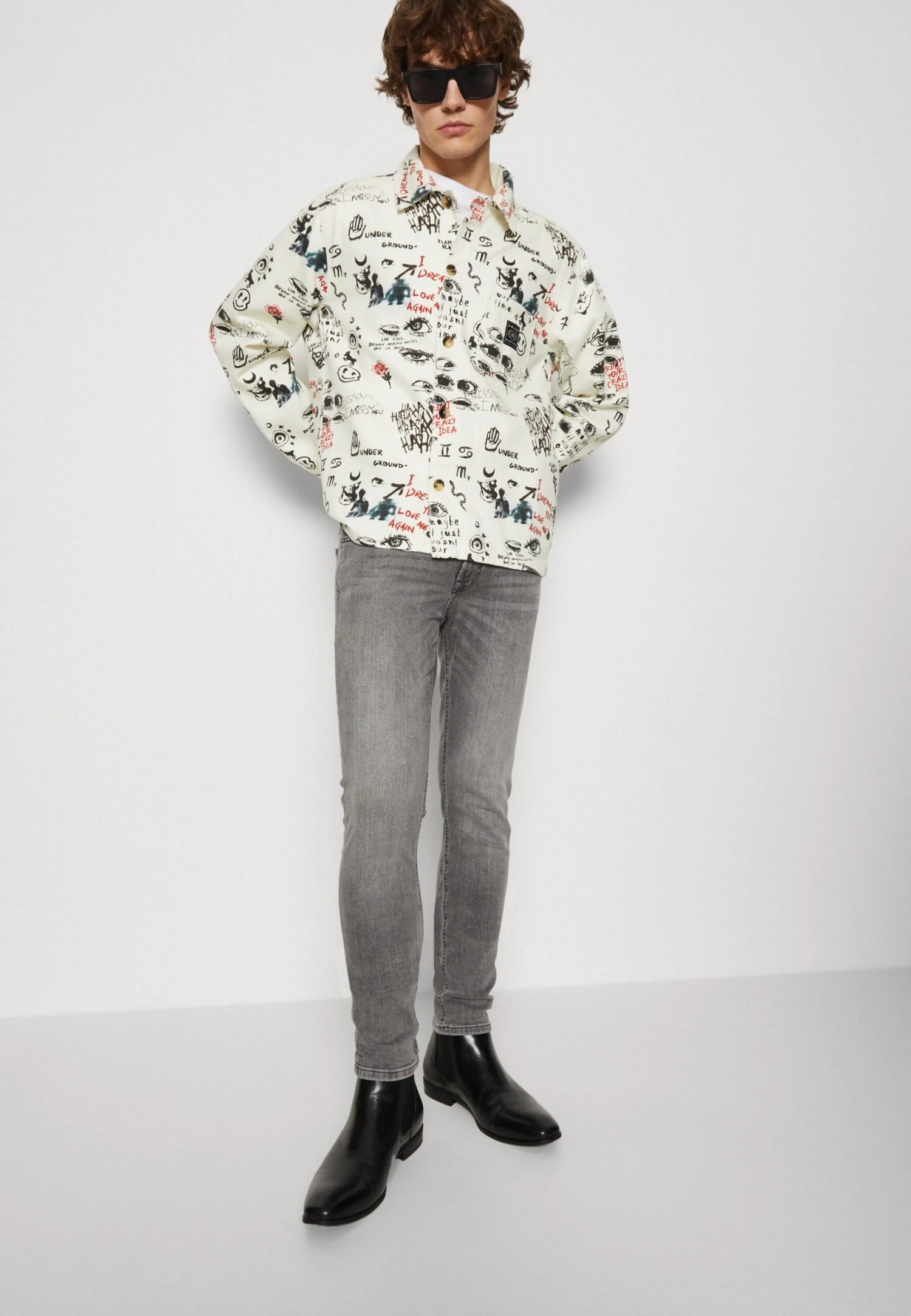 Kaotiko Underground Jacket Unisex - Chaqueta Vaquera - Ivory 6 Kaotiko Underground Jacket Unisex - Chaqueta Vaquera - Ivory - Image 4