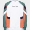 Kaotiko Crew Benton Unisex - Sudadera - White/Heura/Apricot -Kaotiko Tienda 31357ce32db04826b1f267253a46475a