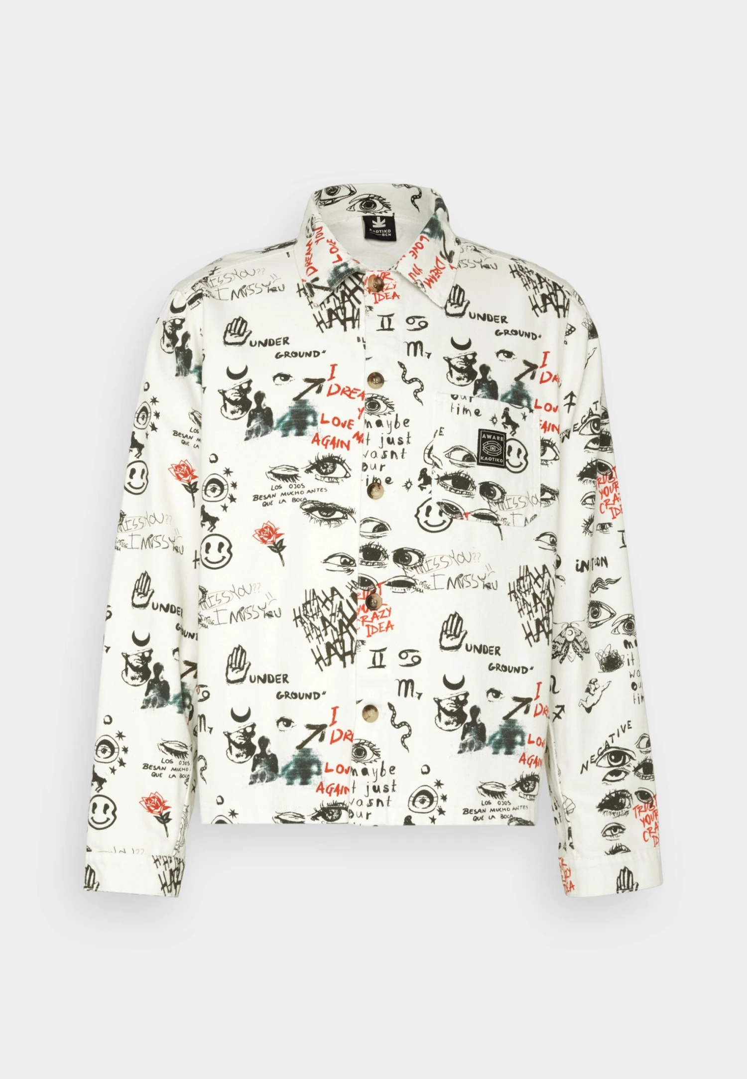 Kaotiko Underground Jacket Unisex - Chaqueta Vaquera - Ivory 7 Kaotiko Underground Jacket Unisex - Chaqueta Vaquera - Ivory - Image 5