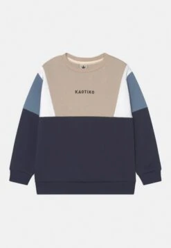 Kaotiko Crew Ansel Unisex - Sudadera - Navy/Beige/White/Blue