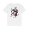 Kaotiko Washed Geisha - Camiseta Estampada - Weiß