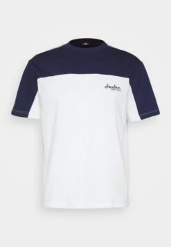 Kaotiko Elmo Unisex - Camiseta Estampada - White/Navy/Malva -Kaotiko Tienda 3a469bafe3324099bd985bdbf7b588be