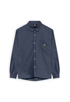 Kaotiko Unisex Roger - Camisa - Navy Blue -Kaotiko Tienda 3dbc91774f664cfa954a6e38126641cd