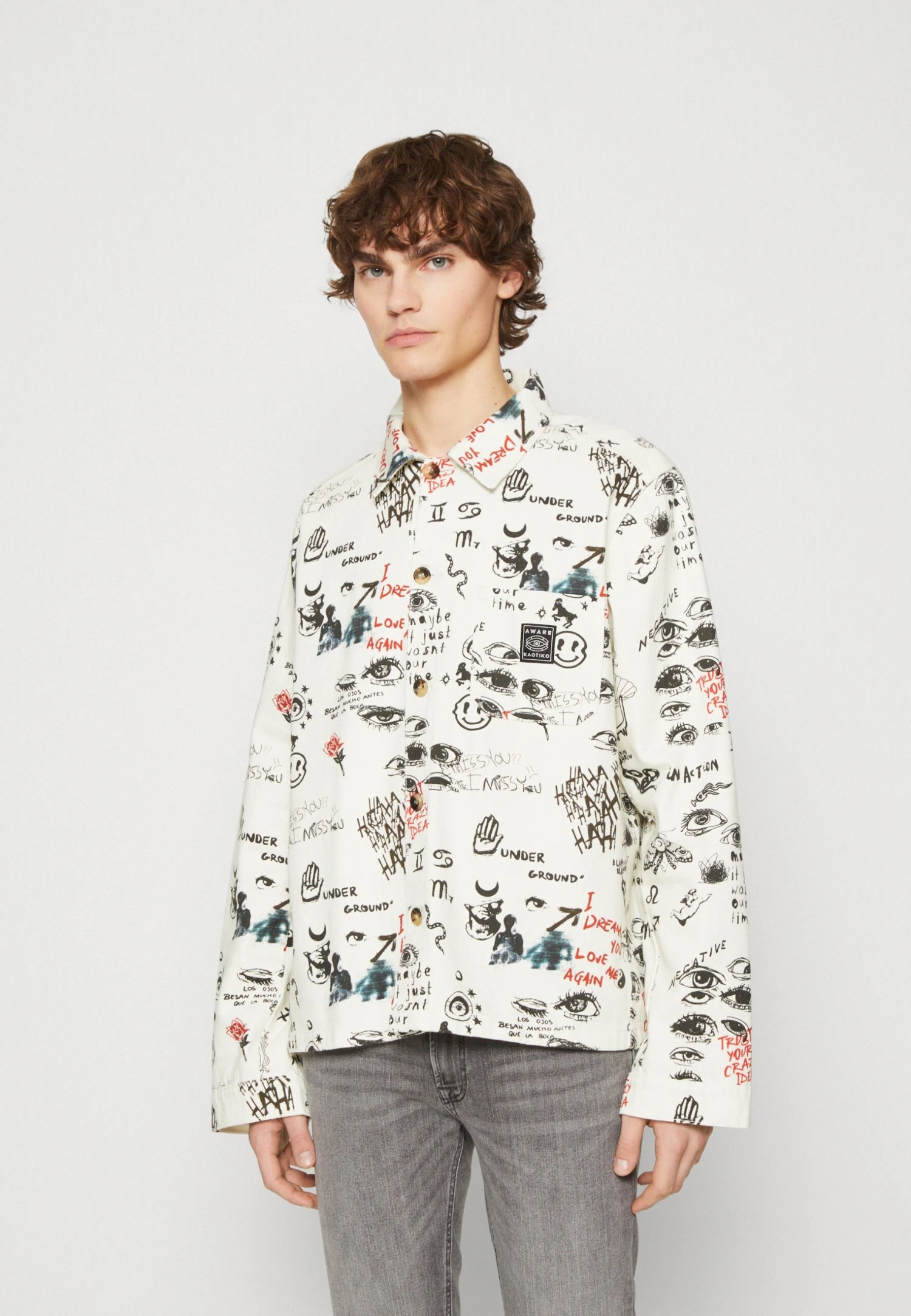 Kaotiko Underground Jacket Unisex - Chaqueta Vaquera - Ivory 3 Kaotiko Underground Jacket Unisex - Chaqueta Vaquera - Ivory