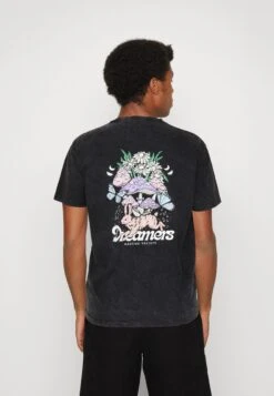 Kaotiko Dreamers Unisex - Camiseta Estampada - Black