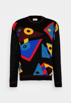 Kaotiko Cubism Unisex - Jersey De Punto - Black -Kaotiko Tienda 4b3a90c2d07d4e78a09d8c3a06226615