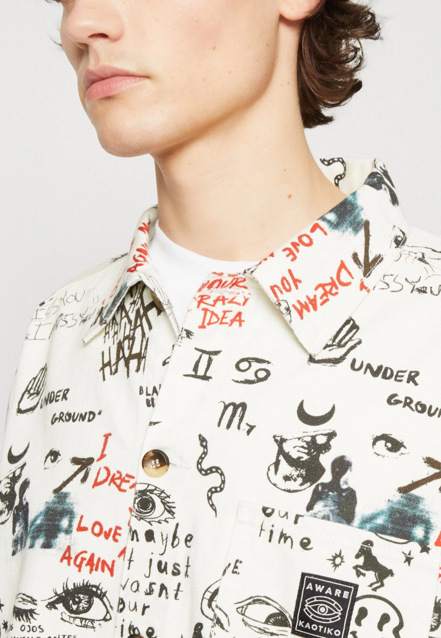 Kaotiko Underground Jacket Unisex - Chaqueta Vaquera - Ivory 8 Kaotiko Underground Jacket Unisex - Chaqueta Vaquera - Ivory - Image 6