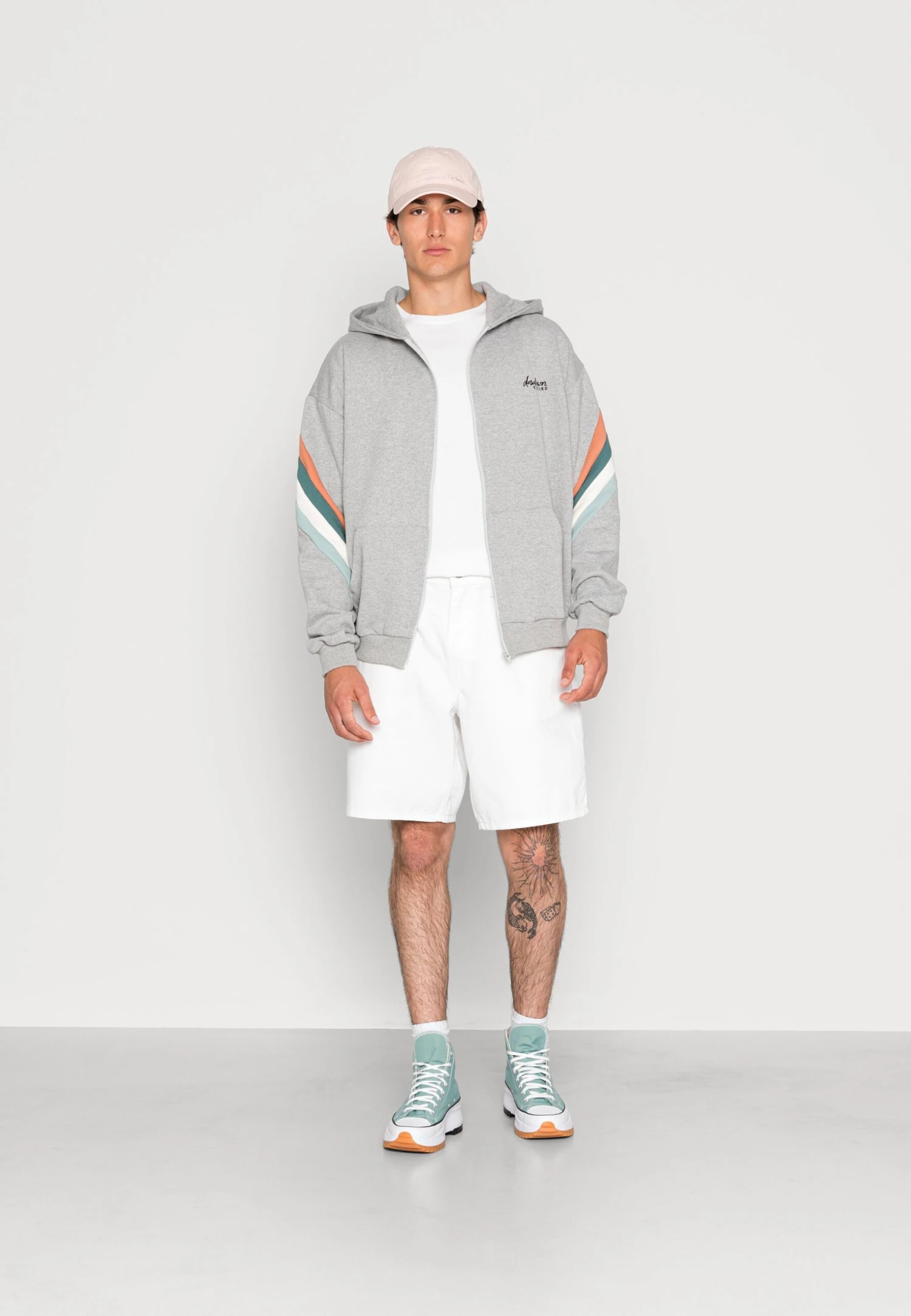 Kaotiko Crem Walker Unisex - Sudadera Con Cremallera - Grey/Apricot/Cloud 4 Kaotiko Crem Walker Unisex - Sudadera Con Cremallera - Grey/Apricot/Cloud - Image 2