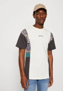 Kaotiko Memphis Unisex - Camiseta Estampada - Ivory/Grey/Heura -Kaotiko Tienda 532fa179fc5547a498c241505507e502