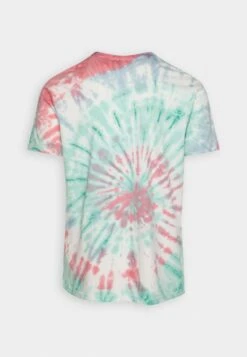 Kaotiko Tie Dye Thabo Unisex - Camiseta Estampada - Green/Burgundy/Grape -Kaotiko Tienda 5deb6bccfc134cb59aa70d60007d8cfc