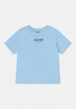 Kaotiko Moon Unisex - Camiseta Estampada - Celeste