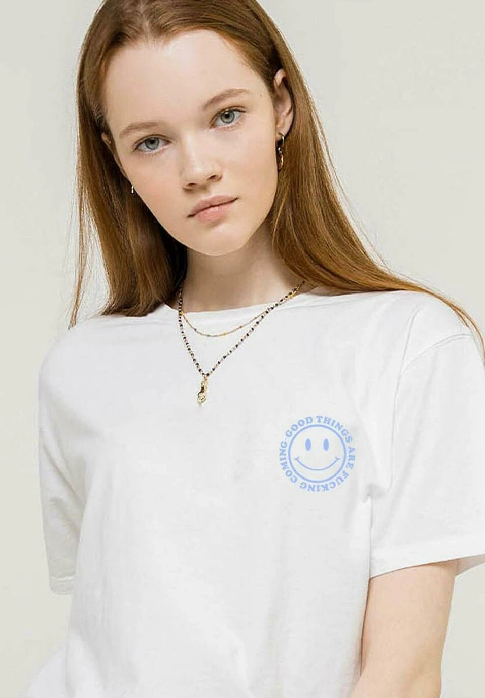 Kaotiko Smile - Camiseta Estampada - Blanco 5 Kaotiko Smile - Camiseta Estampada - Blanco - Image 3