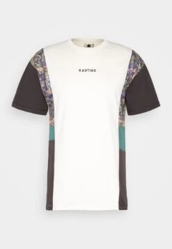 Kaotiko Memphis Unisex - Camiseta Estampada - Ivory/Grey/Heura -Kaotiko Tienda 65ebb57d5104477b8edb673e017a3e17