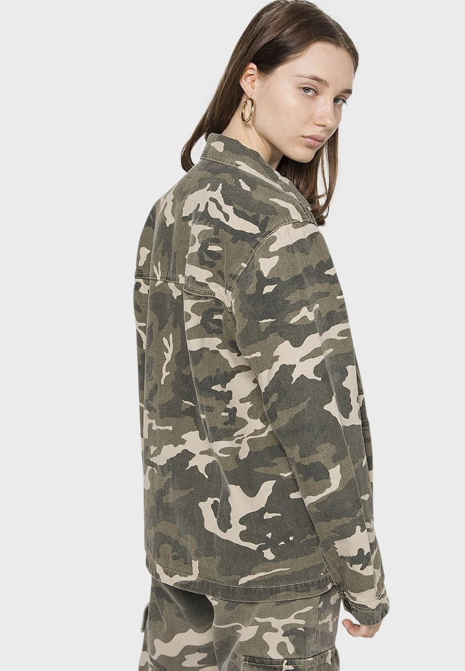 Kaotiko Work Jacket Unisex - Chaqueta Vaquera - Camouflage 5 Kaotiko Work Jacket Unisex - Chaqueta Vaquera - Camouflage - Image 3