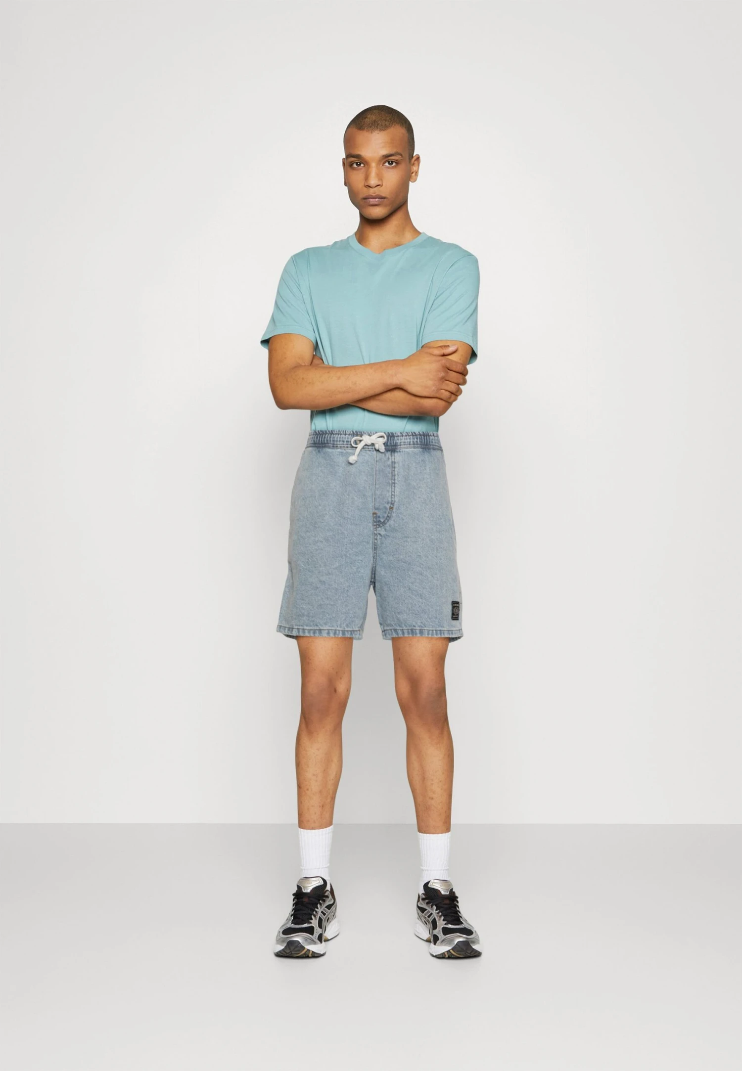 Kaotiko Aware Unisex - Shorts - Blue 4 Kaotiko Aware Unisex - Shorts - Blue - Image 2