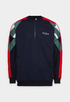 Kaotiko Crew Keoni Unisex - Sudadera - Navy/Heura/Burgundy