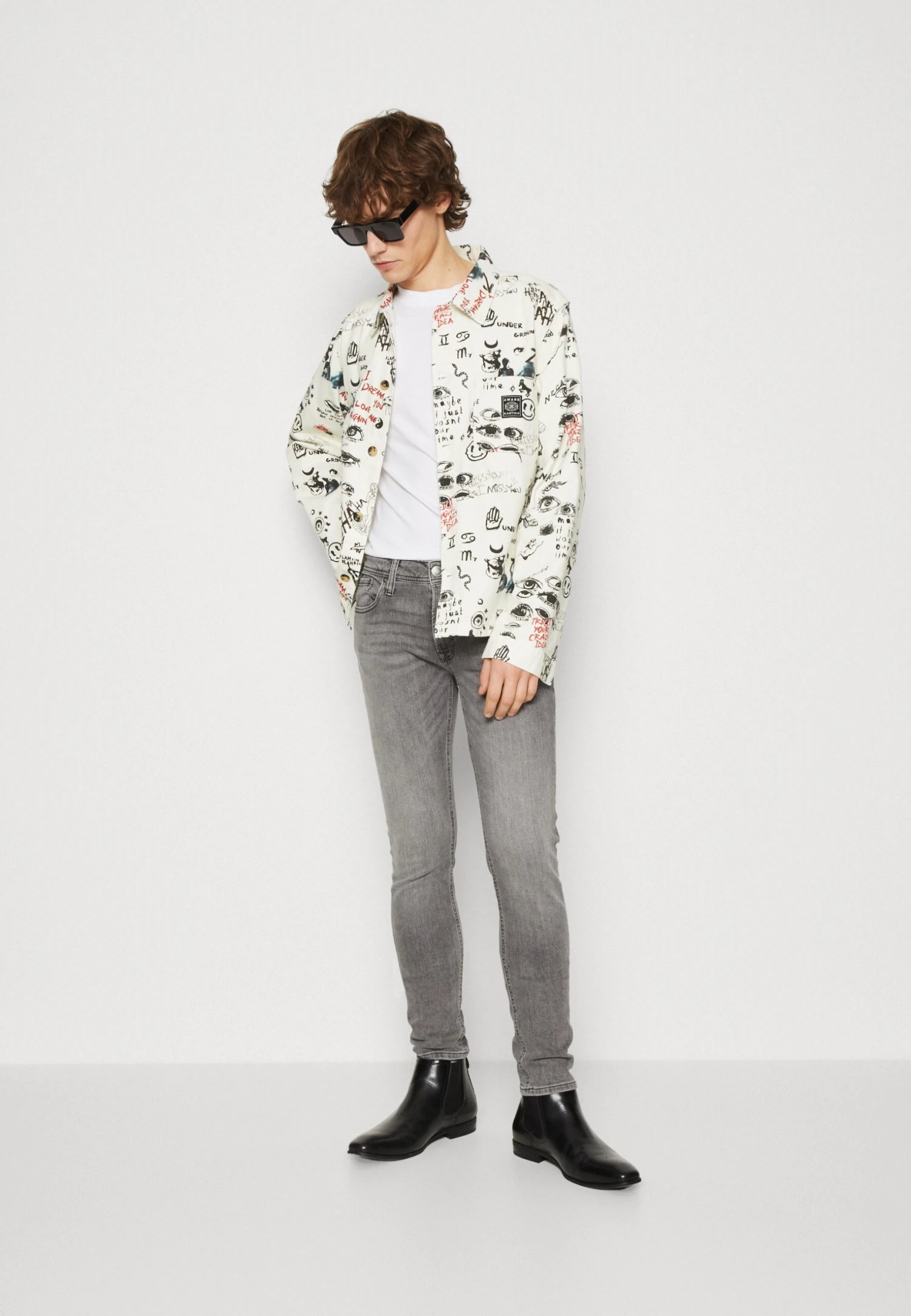 Kaotiko Underground Jacket Unisex - Chaqueta Vaquera - Ivory 4 Kaotiko Underground Jacket Unisex - Chaqueta Vaquera - Ivory - Image 2