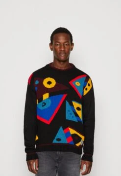 Kaotiko Cubism Unisex - Jersey De Punto - Black