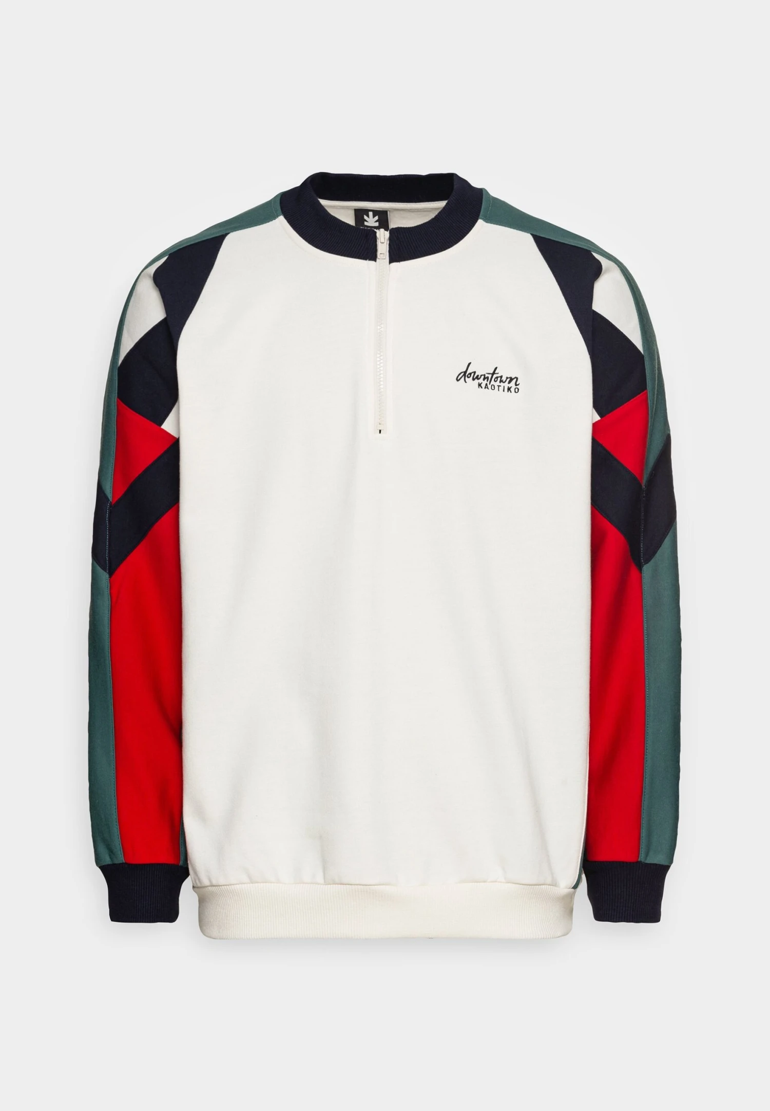 Kaotiko Crew Keoni Unisex - Sudadera - Ivory/Navy/Red 3 Kaotiko Crew Keoni Unisex - Sudadera - Ivory/Navy/Red