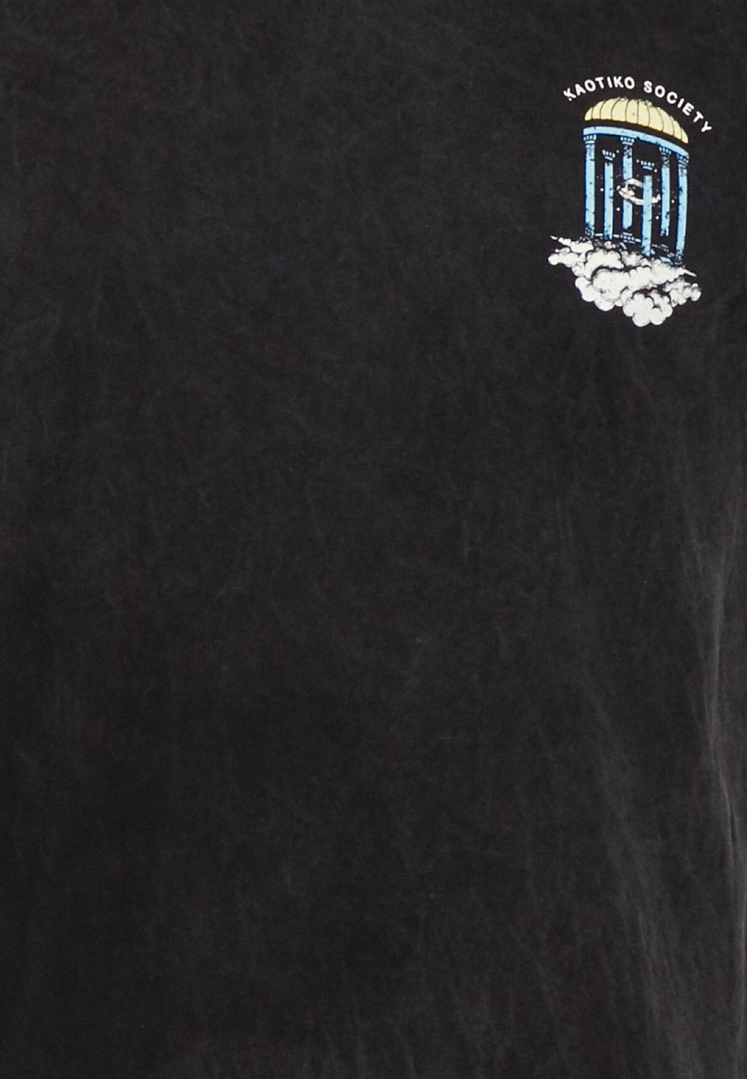 Kaotiko Washed Temple Of Earth Unisex - Camiseta Estampada - Black 7 Kaotiko Washed Temple Of Earth Unisex - Camiseta Estampada - Black - Image 5