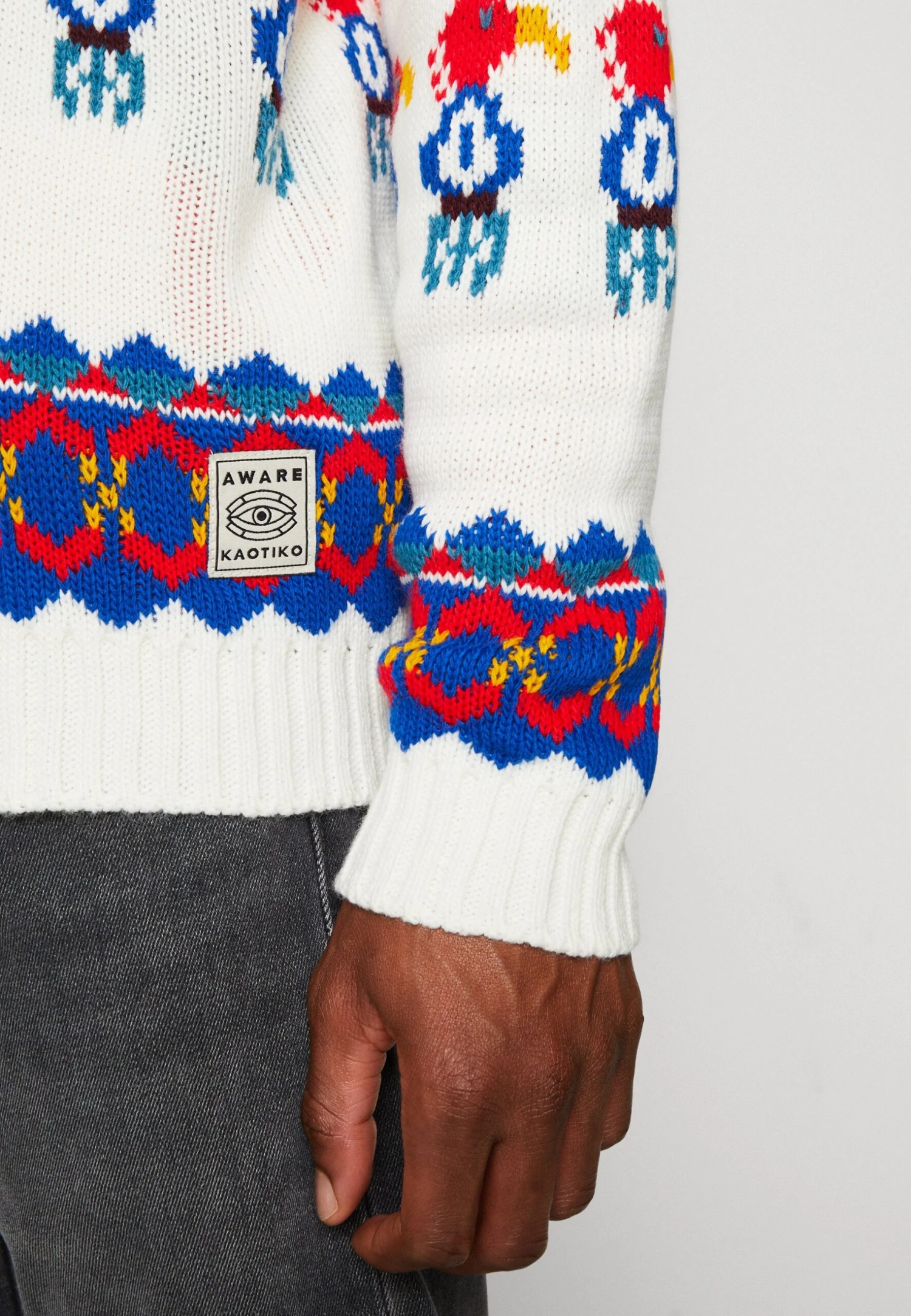 Kaotiko Parrot Unisex - Jersey De Punto - Crudo 8 Kaotiko Parrot Unisex - Jersey De Punto - Crudo - Image 6