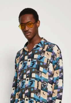 Kaotiko Camisa Tunisia Unisex - Camisa - Blue -Kaotiko Tienda 92edfa4a476e4b6b930e8f00aa63fd99