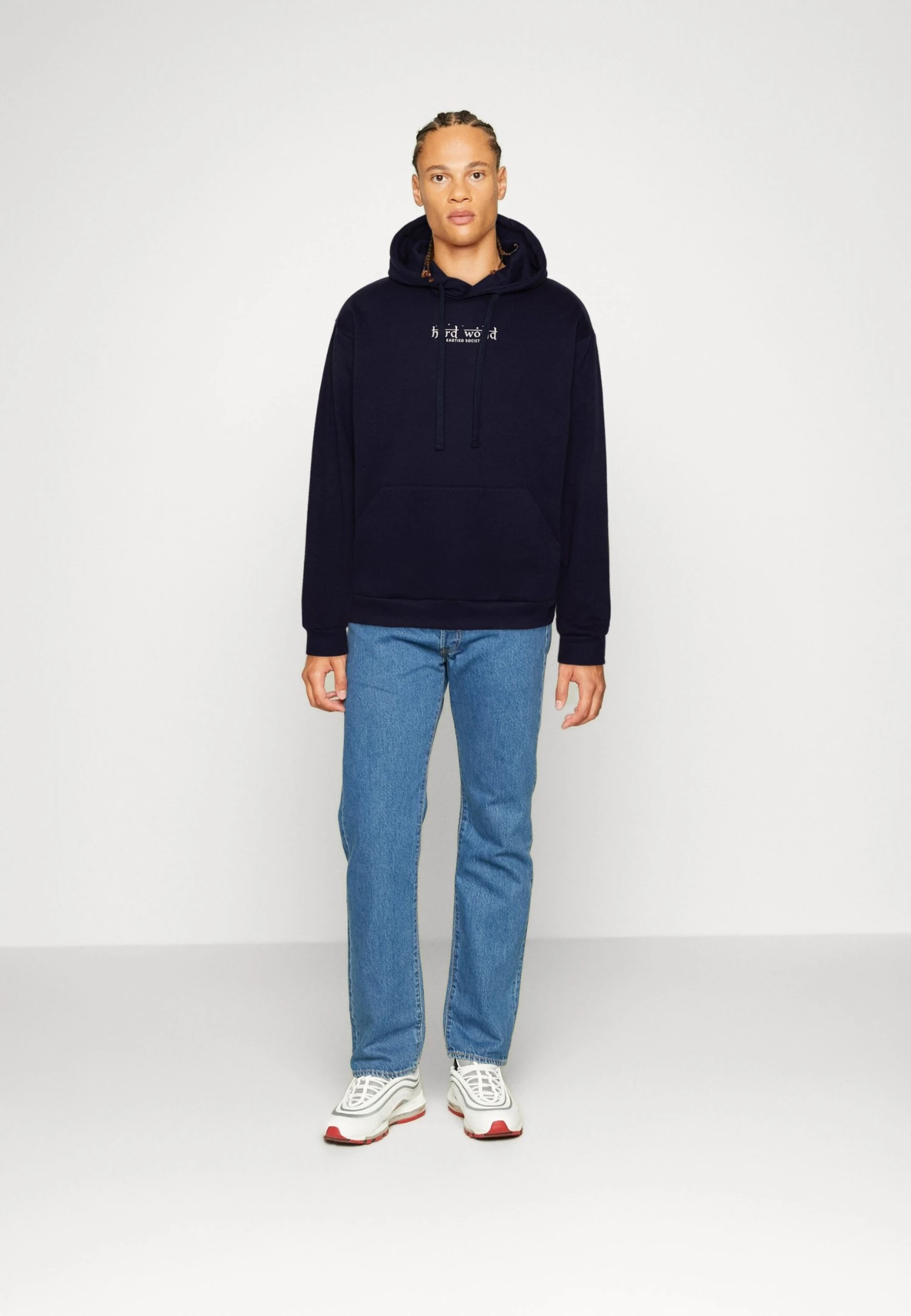 Kaotiko Sud Cap Hard World Unisex - Jersey Con Capucha - Navy 4 Kaotiko Sud Cap Hard World Unisex - Jersey Con Capucha - Navy - Image 2