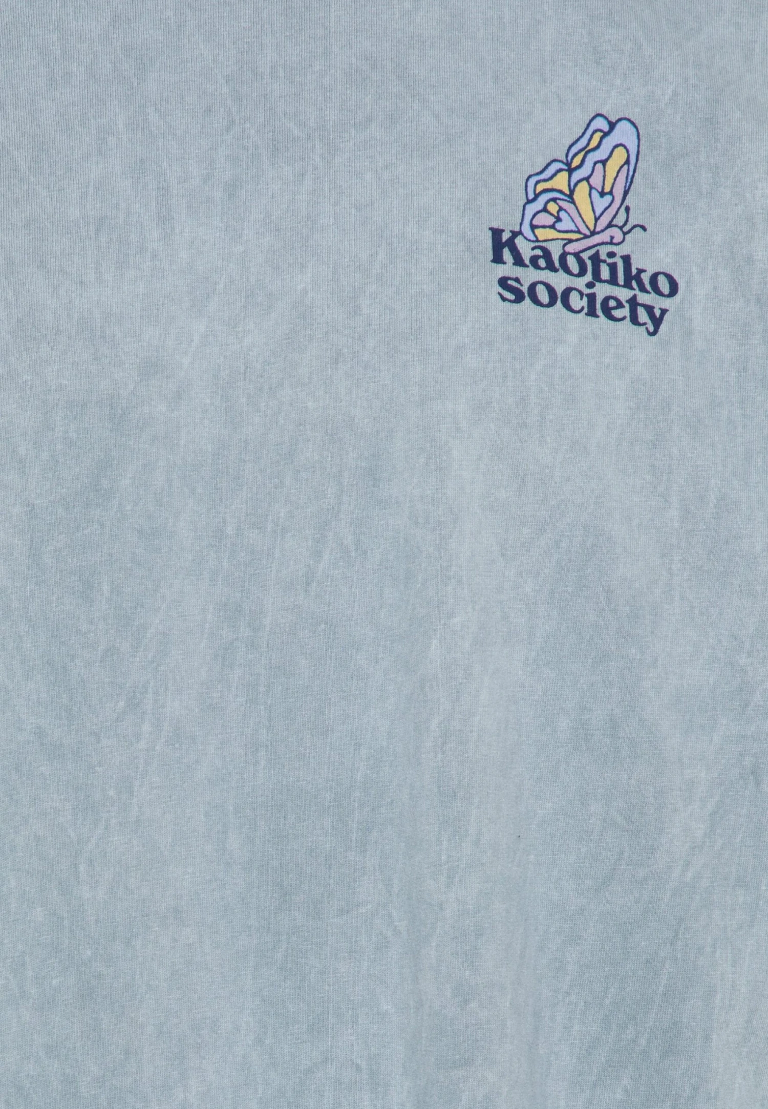 Kaotiko Washed Different Eyes Unisex - Camiseta Estampada - Steel 7 Kaotiko Washed Different Eyes Unisex - Camiseta Estampada - Steel - Image 5