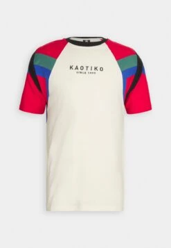 Kaotiko Joss Unisex - Camiseta Estampada - Ivory/Red/Heura -Kaotiko Tienda adf9f2020cc14cf2ad843b949fbb07fd