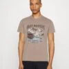Kaotiko Rocky Mountains Unisex - Camiseta Estampada - Dark Bone -Kaotiko Tienda b31207b5183145219304ab35036ad896
