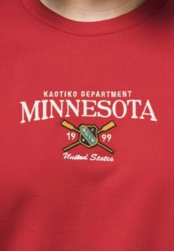 Kaotiko Lara Sweatshirt - Sudadera - Rot -Kaotiko Tienda ba0ef540eca444b8808f11d277b8445b