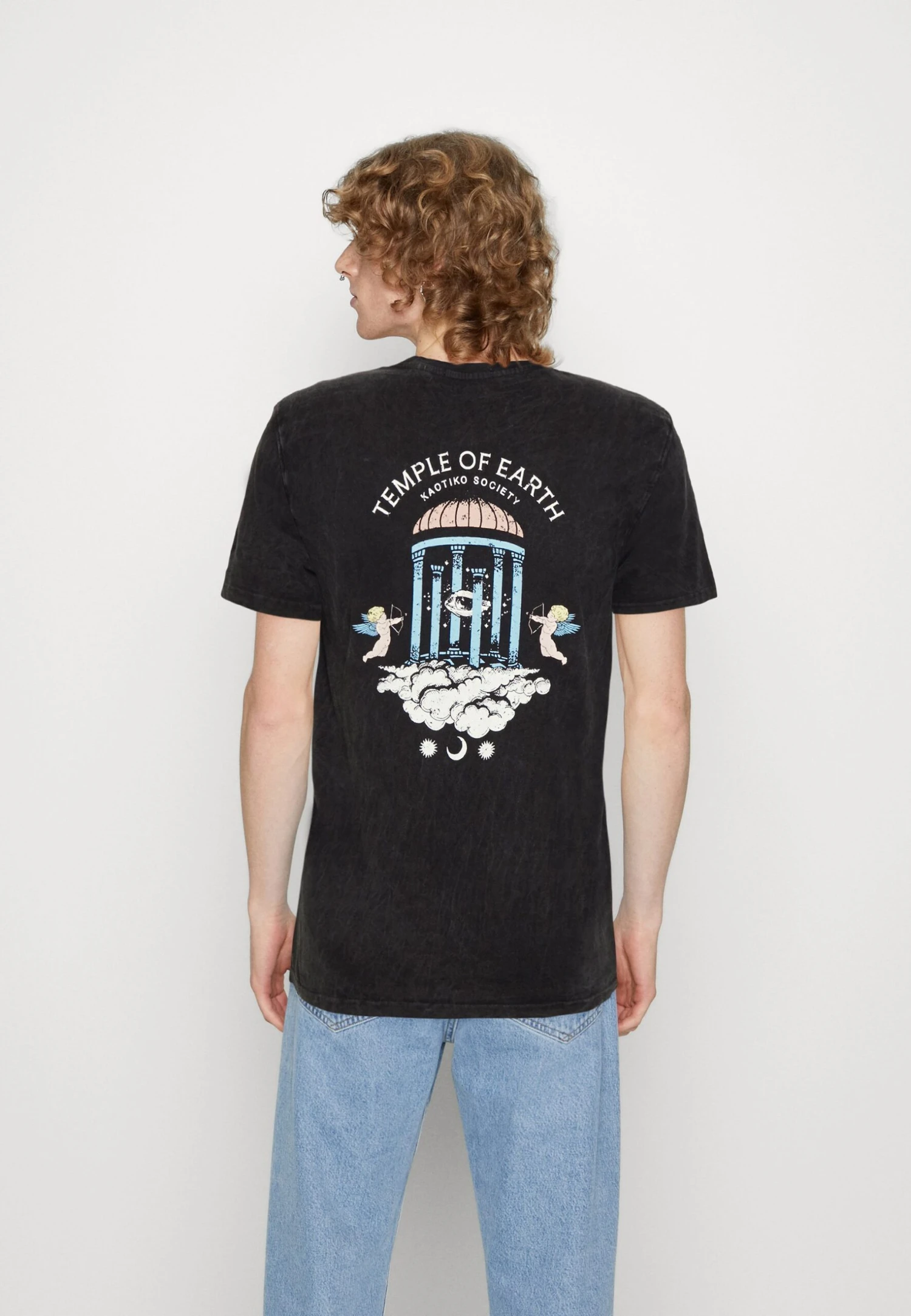 Kaotiko Washed Temple Of Earth Unisex - Camiseta Estampada - Black 5 Kaotiko Washed Temple Of Earth Unisex - Camiseta Estampada - Black - Image 3