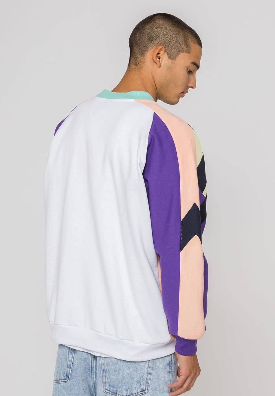 Kaotiko Crew Keoni - Sudadera - Acid Yellow/ Coral 4 Kaotiko Crew Keoni - Sudadera - Acid Yellow/ Coral - Image 2